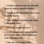 afirmaciones positivas diarias