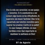 Mensajes de fe y confianza en tiempos de crisis