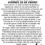 Oración del día viernes 26 de enero